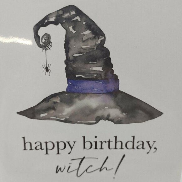 Halloween Themed Greeting Cards Happy Birthday Witch Dead Inside Envelopes Set 2 - Picture 5 of 8